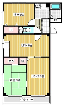 ライフ平田IIの物件間取画像